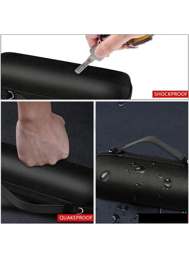 JBL Charge 4 5 Speaker Case Heavy Duty EVA Hard Shell Inside Black Travel Storage - Image 5
